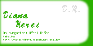 diana merei business card