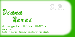 diana merei business card